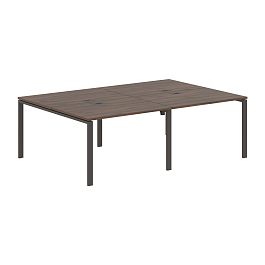 Стол 4-х местный EUWST 2316 Дуб Денвер тёмный/Мокко 2326х1606х750 EDIS - Фото предпросмотра