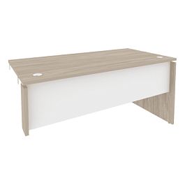 Onix Стол-приставка правый к опорным элементам O.SPR-4.8 (R) Дуб аттик/Белый бриллиант 1580*800*750 - Фото предпросмотра
