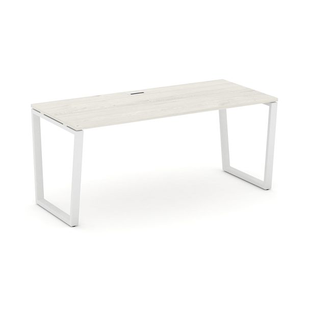 Style Project Direct Direct Стол письменный SN-6T2.SR-014.M Дуб Наварра/Металл Белый 1580*700*750 - Вид 1
