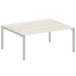 Metal System Quattro Р. ст. на П-образном м/к 50БП.РАС-СП-2.5 Дуб наварра/Серый металл 1800*1475*750 - Фото предпросмотра