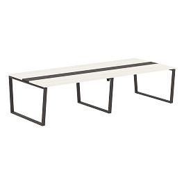 Конференц стол EVCT 3114 Ясень Траун/Мокко 3132х1346х750 EDIS - Фото предпросмотра