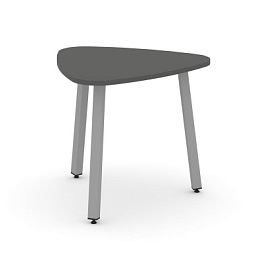 Стайл Проджект Стол переговорный SN-5.SPRG-70.3 Антрацит/Металл Серый 900*900*750 - Фото предпросмотра