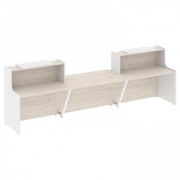 Ресепшн "Onix" O.R-K-18 денвер светлый/белый - Вид 1