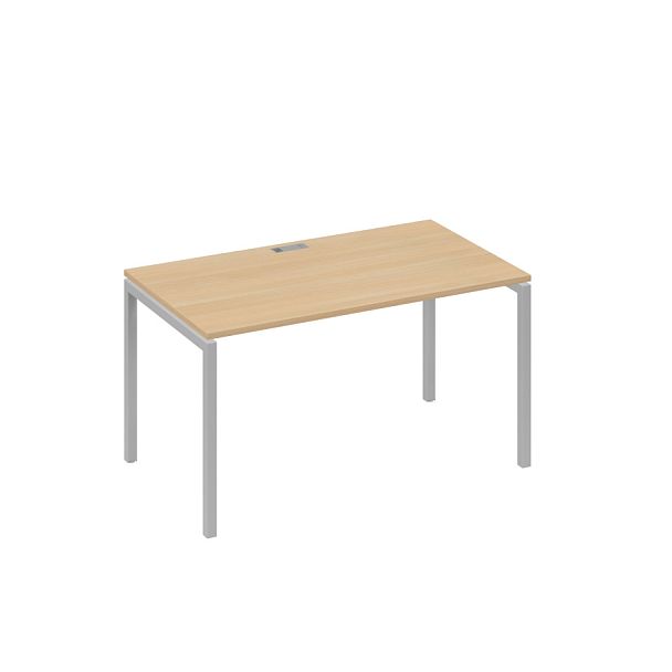 Стол письменный на металлокаркасе DUE A4 А4 Б2 024 БП натуральный дуб / металлокаркас серый - Вид 1