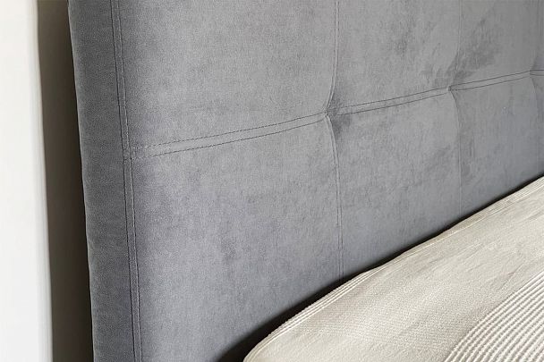 Каркас кровати Веста 160х200 см KM1.6-21.2171 графит (велюр) - Вид 13