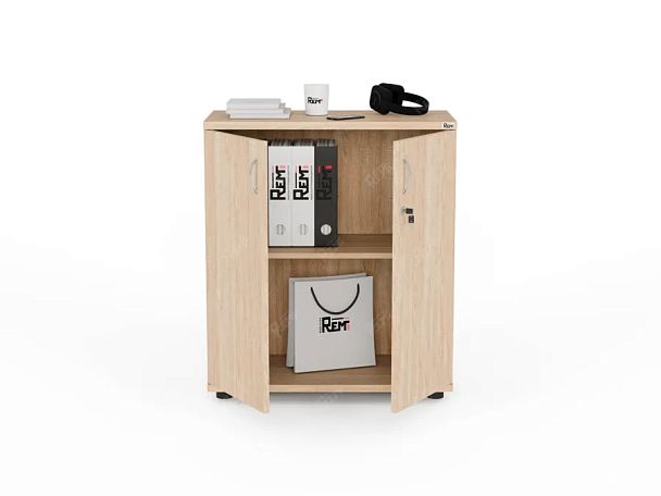 ЛАЙТ / LIGHT RLG033-70x35 Шкаф 2 полки 70x35x770 Дуб Сонома - Вид 2