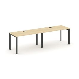 Style Project Next Рабочая станция односторонняя SN-59P.ORS-003 Акация Лорка/Металл Антрацит/Черный Заглушка 2760*600*750 - Фото предпросмотра