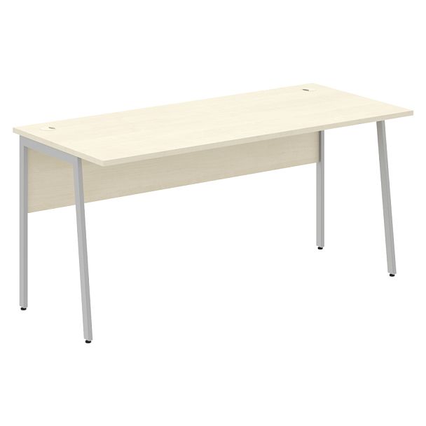 Стол прямой СП-4P Клен*/Алюминий 1600х720х755 IMAGO PLUS - Вид 1