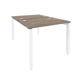 Onix Рабочая станция на П-образном м/к O.MP-D.RS-2.1.7 Тиквуд темный/Белый металл 980*1475*750 - Фото предпросмотра