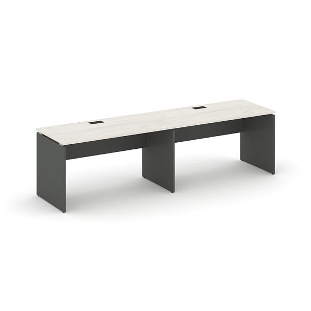 Стайл Проджект Рабочая станция 1 сторон. SN-D.ORS-002 Дуб Наварра/Антрацит NEW/Черная Заглушка 2360* - Вид 1