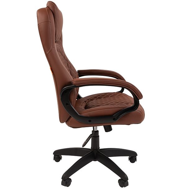 Кресло CHAIRMAN 432, экокожа, коричневый - Вид 4
