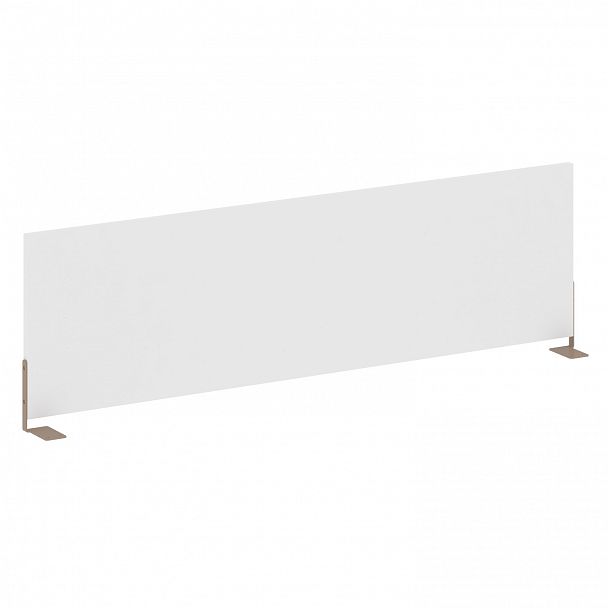 Экран боковой "Metal System" Б.ЭКР-123 белый/мокко - Вид 1