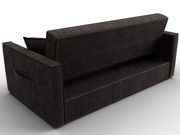 Диван прямой Лига-104 (160) Велюр коричневый - Вид 5
