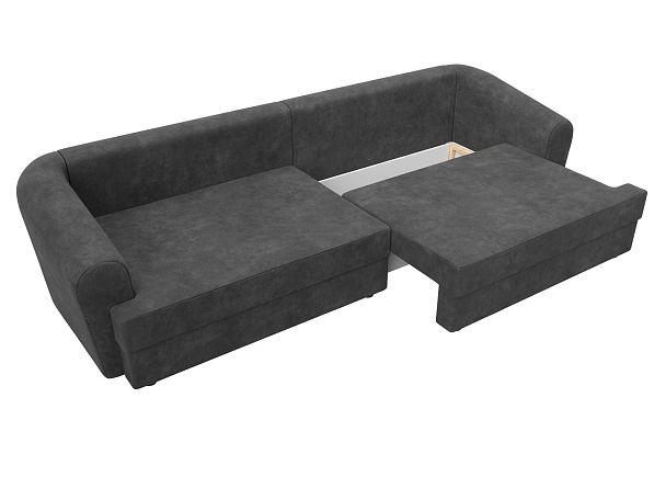 Диван прямой Милтон Велюр серый - Вид 6