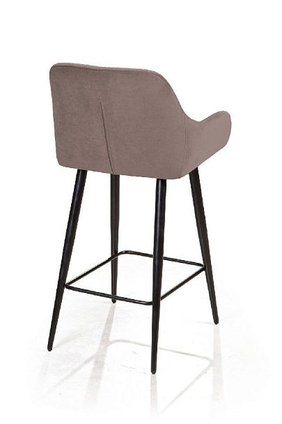 Стул полубарный Robert, бархат пепельно-бежевый 25 - Вид 5