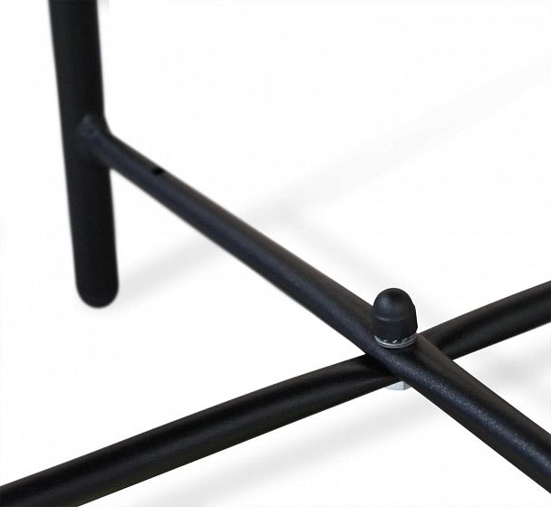 Пуф Sheffilton SHT-B4 голубая пастель/черный муар - Вид 4