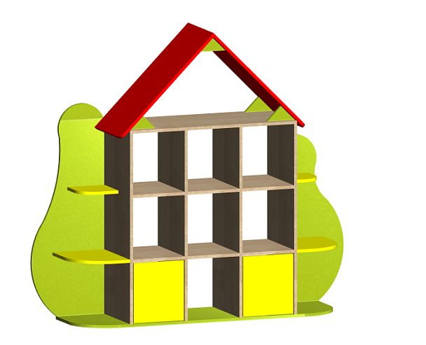 Стенка Домик малый МСН-034 - Вид 1