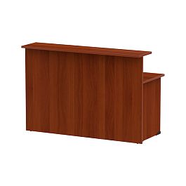 Стойка ресепшн прямая СР-160/60 орех итальянский - Фото предпросмотра