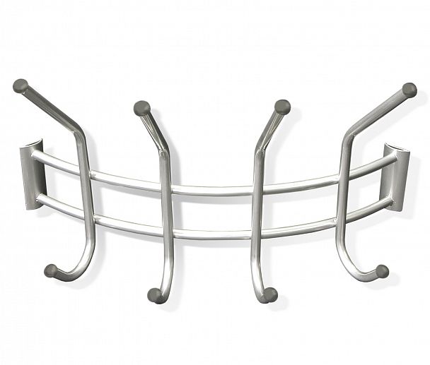 Вешалка Sheffilton Угловая настенная серебро перлато/серый - Вид 1