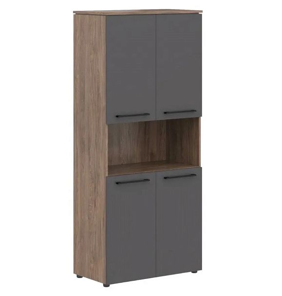 MORRIS TREND  MHC 85.4 Шкаф с 2-мя комплектами глухих малых дверей Morris trend кабинет руководит  без цвета - Вид 1