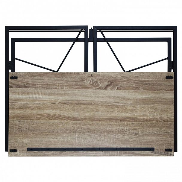 Стол на металлокаркасе BRABIX "LOFT CD-002", 1000х500х750 мм, складной, цвет дуб антик, 641213 - Вид 7