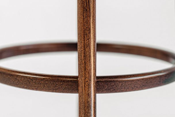 Венский стол Сатурн круглый, светлый орех - Вид 7