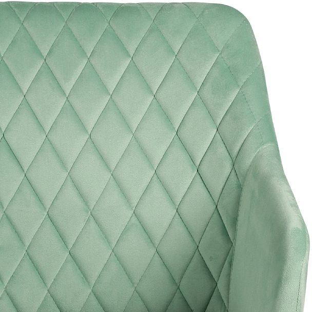 Комплект полубарных поворотных кресел Барли К, Confetti aquamarine/белый, 4 шт. - Вид 8