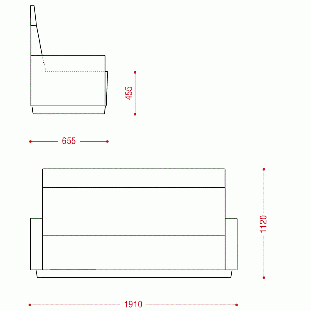 Диван "LINE+" - Вид 2