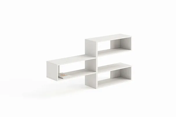 Стеллаж универсальный Ларго 1, белый - Вид 3