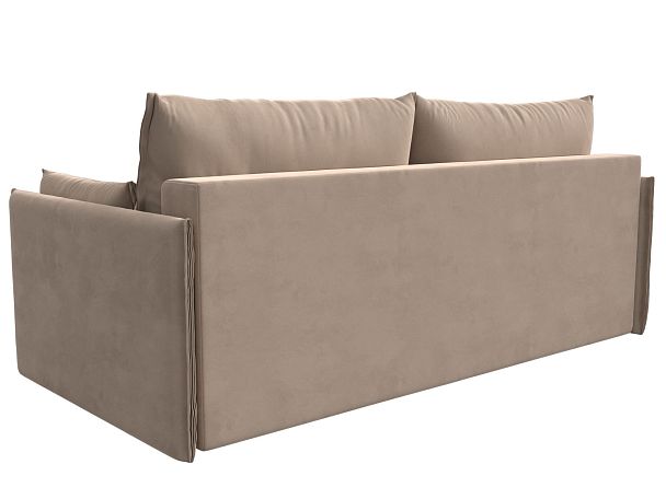 Диван угловой Сайгон (полностью велюр бежевый) - Вид 6