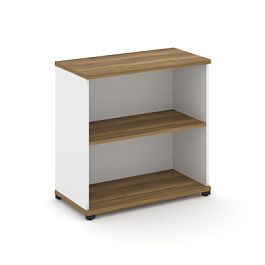 Concept Стеллаж 1 широкая секция, 2 ниши CN.STS-210 Сандал Янтарный/Белый Бриллиант/Металл Черный 836*420*818 - Фото предпросмотра