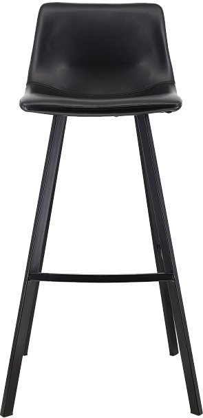 Стул барный Everprof Signal Экокожа Черный - Вид 2