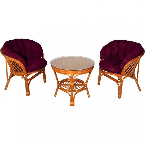 Комплект "Багама" дуэт, подушки коричневые полные твил - Вид 1