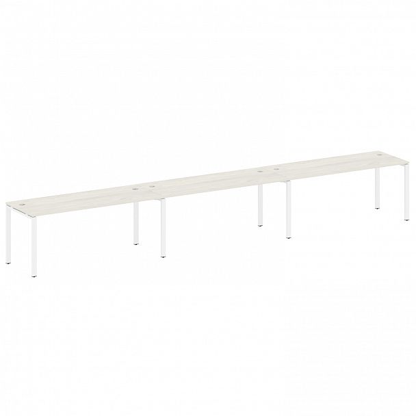 Рабочая станция "Metal System" БП.СМ-3.5 дуб наварра/белый - Вид 1