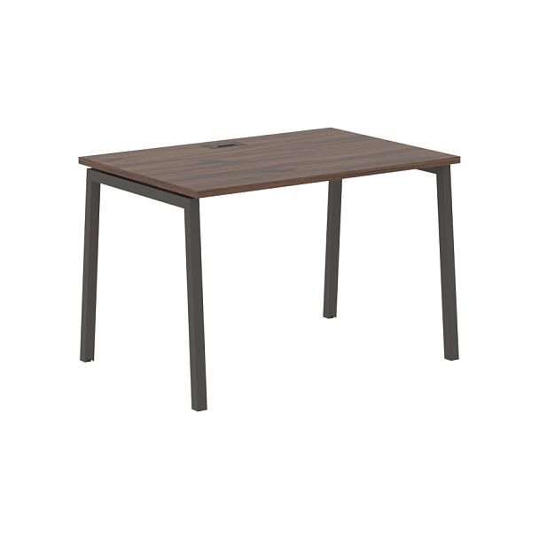 Стол прямой ELST 1180 Дуб Денвер тёмный/Мокко 1160х800х750 EDIS - Вид 1