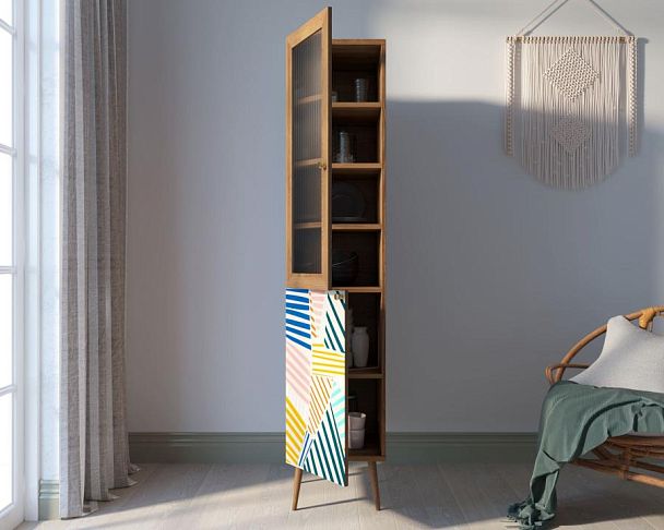 Буфет Berber узкий принт 42 арт BB39/Print_42 - Вид 2