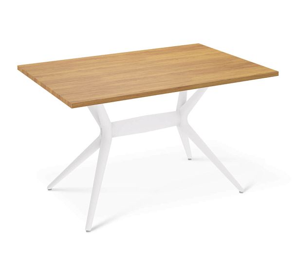 Стол Sheffilton SHT-TU30-2/TT46 120/80 белый/дуб - Вид 1