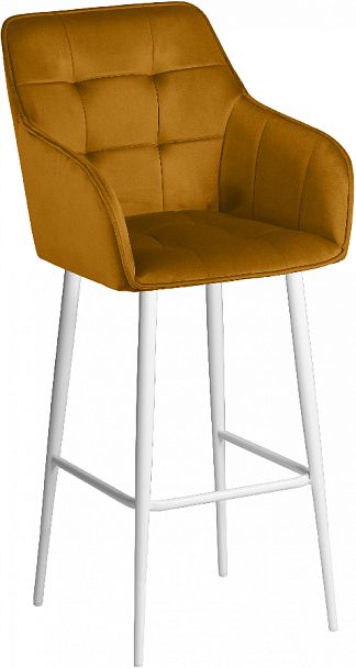 Барное поворотное кресло Мони К, Confetti chai tea/белый - Вид 4