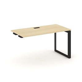 Стайл Проджект Некст / Style Project Next Стол-приставка к опор. элем. SN-59O.OPRS-021 Акация Лорка/Металл Черный/Черный Заглушка 980*800*750 - Фото предпросмотра