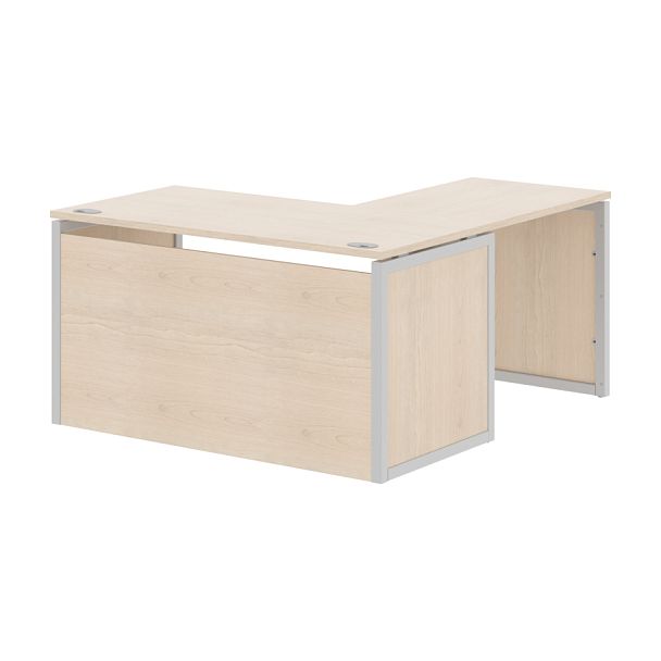 Стол угловой XQPCT 1415H Бук Тиара/Алюминий 1400х1500х750 XTEN-QP - Вид 1