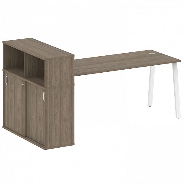 Рабочая станция "Metal System" БА.РС-СШК-3.5 вяз/белый - Вид 1