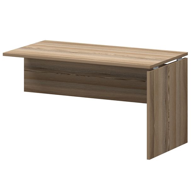 Конференц-приставка НТ-735 Дуб сафари 1350x730x725 Аргентум - Вид 1