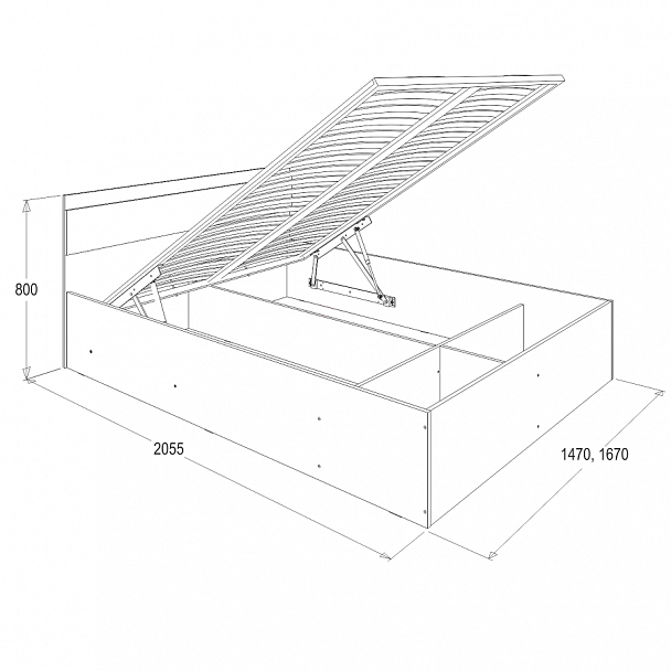 Кровать-12 (1400*2000) - Вид 3