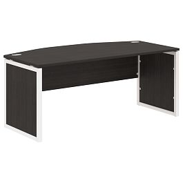 Стол руководителя XQPET 189 Дуб Юкон Модерн/Белый 1800х914х750 XTEN-QP - Фото предпросмотра