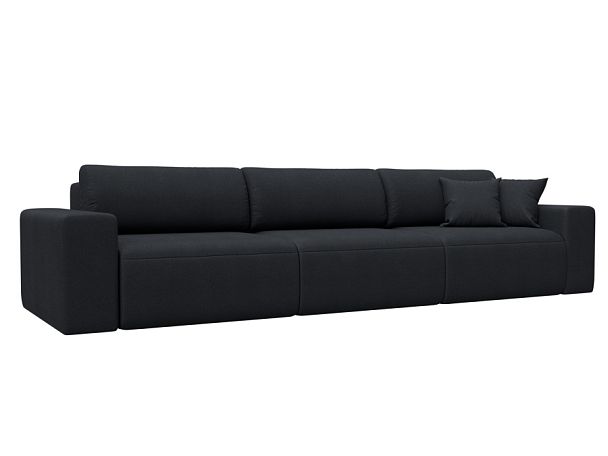 Диван прямой Лига-036 НПБ Классик Лонг Искусственная замша серый - Вид 1