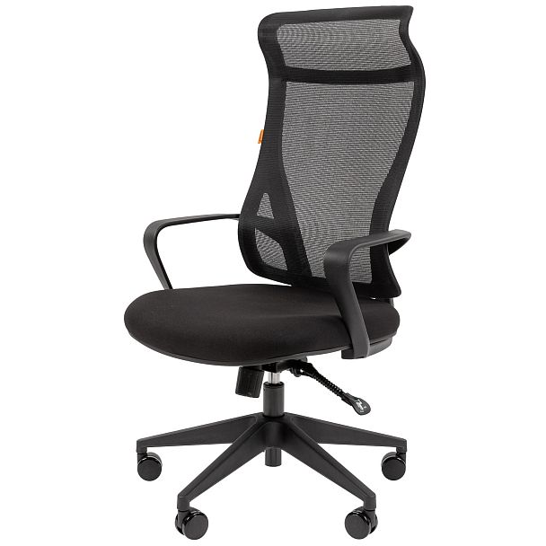 Офисное кресло CHAIRMAN CH577, ткань/сетка, черный - Вид 2