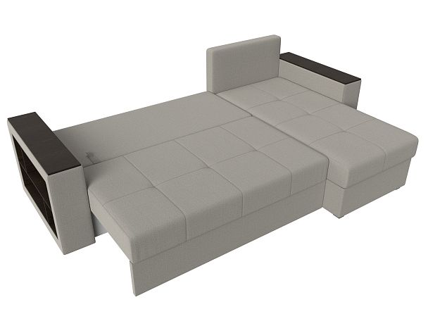 Диван угловой Дубай Лайт правый угол Рогожка бежевый - Вид 8