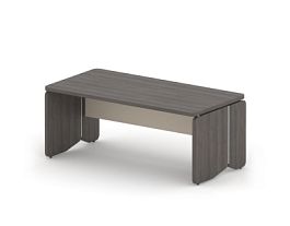 АККОРД/ACCORD RACR001-18x9 Стол руководителя 1800х900х750 Дуб Термо/Кашемир - Фото предпросмотра