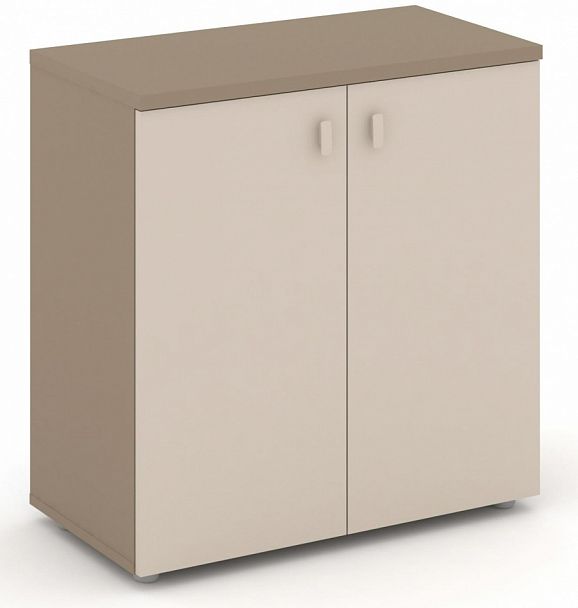 Шкаф низкий широкий (2 низких фасада ЛДСП) "ESTETICA" ES.ST-3.1 Капучино - Вид 1