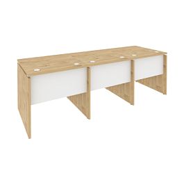 Onix Рабочая станция O.RS-3.0.8 Тиквуд светлый/Белый бриллиант 2340*800*750 - Фото предпросмотра